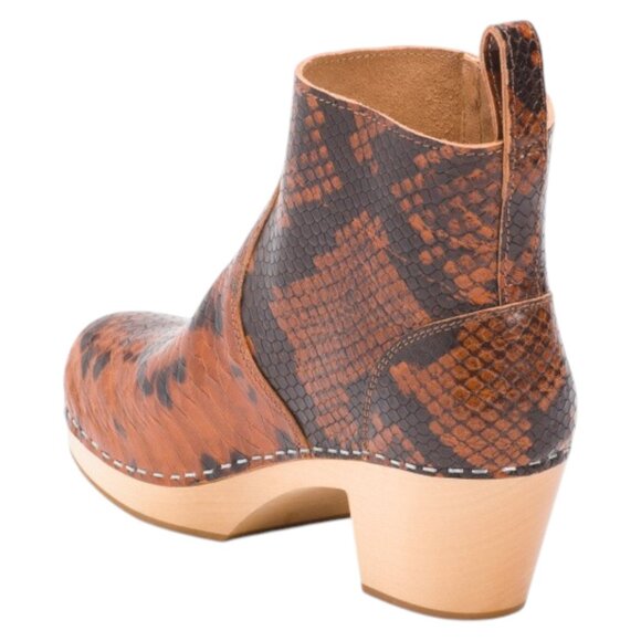 SWEDISH HASBEENS Leather Zip It Emy Booties - Picture 2 of 3